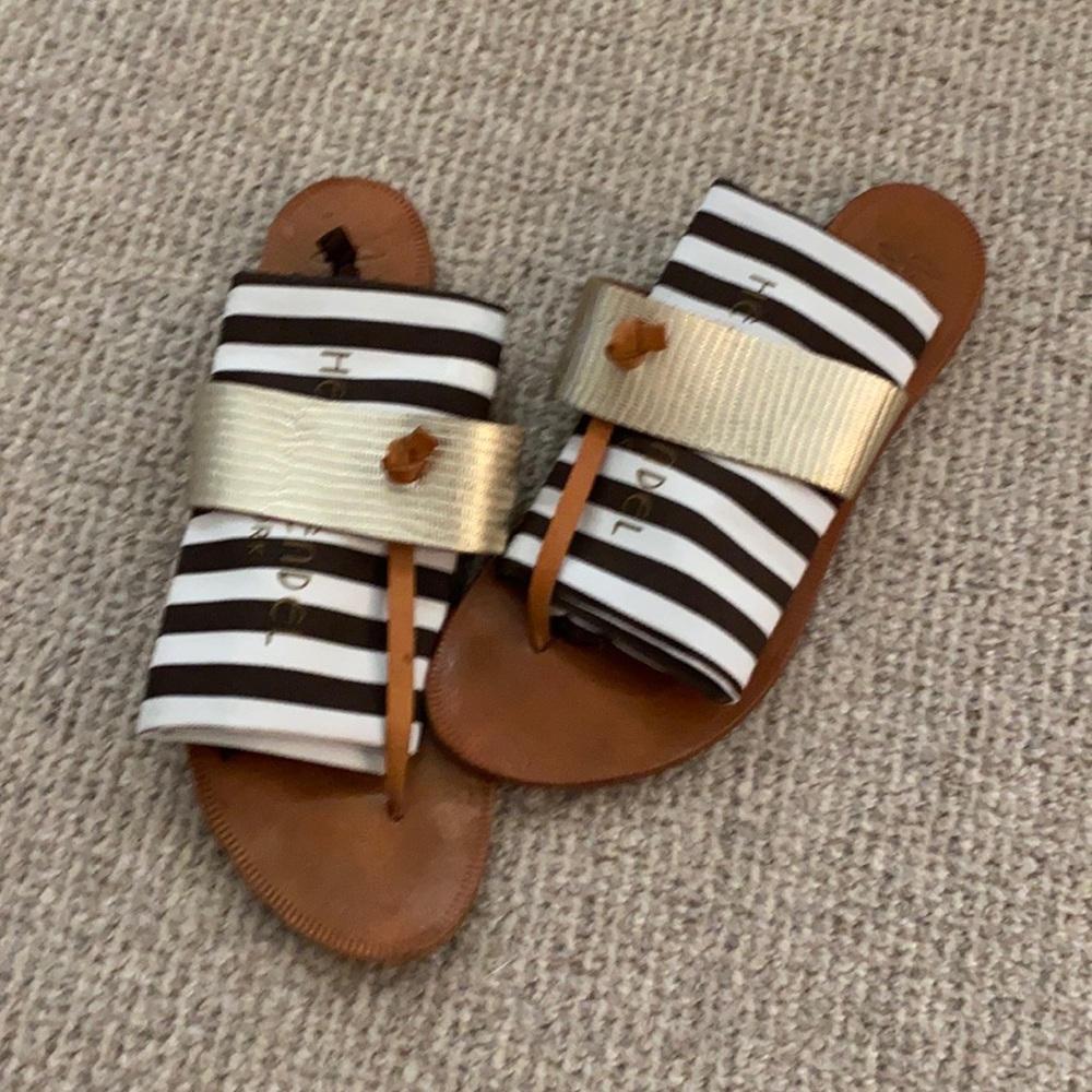 Joie Sandals with gold strap